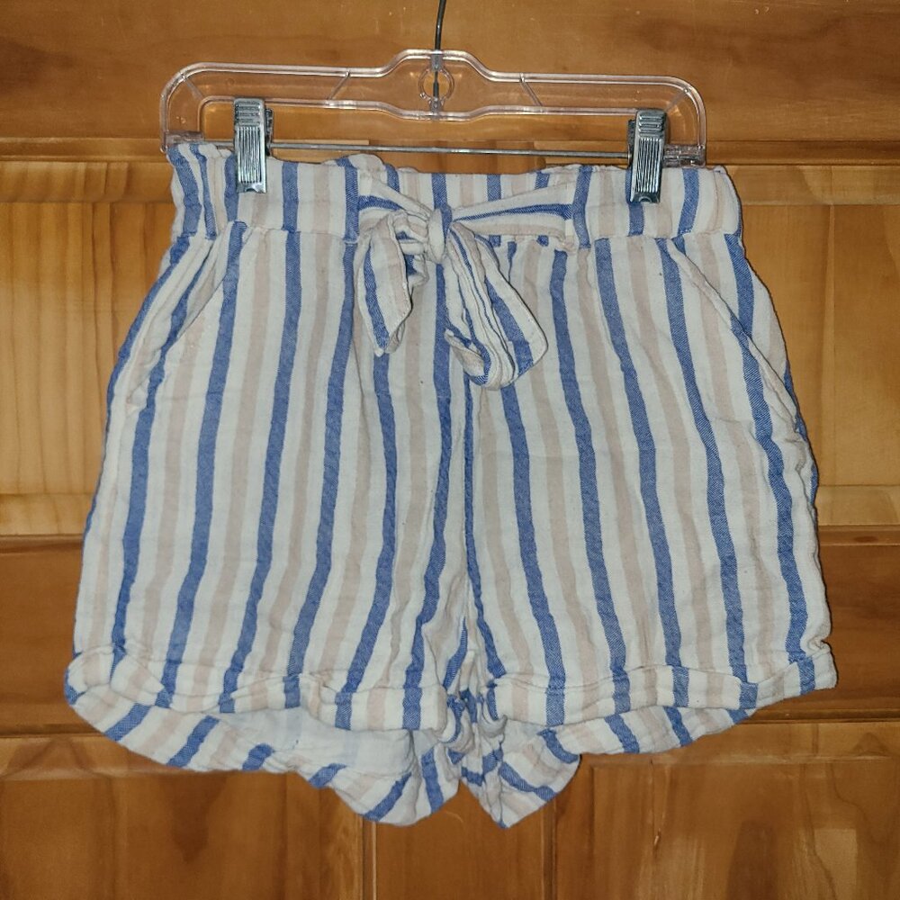 SO Striped High Rise Soft Shorts